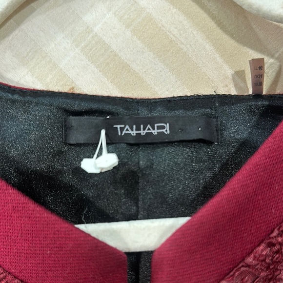 Tahari V-Neck Sheath Midi Dress for Cocktail - Picture 5 of 5